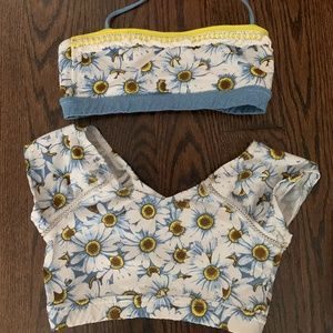 California Kisses dance crop top L